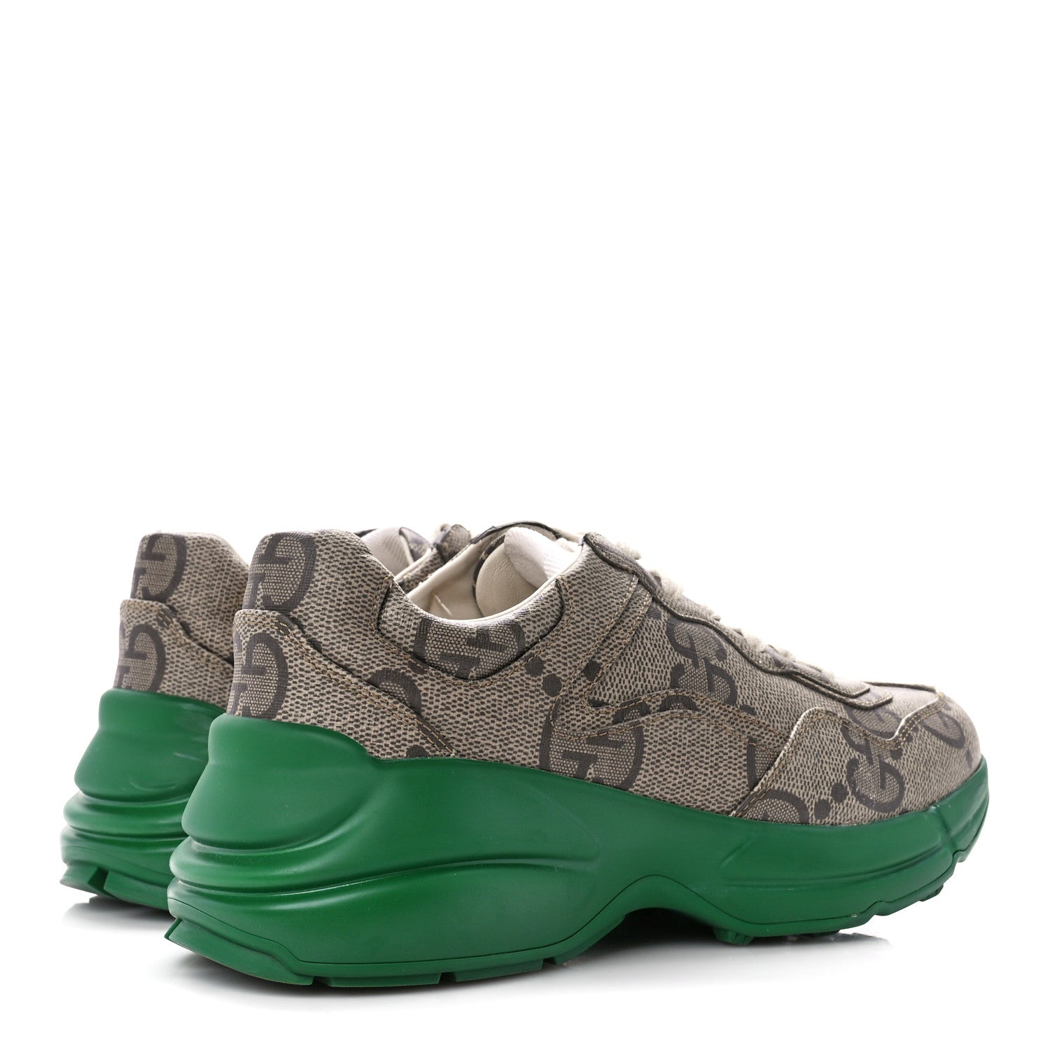 Gucci Sneakers  Rhyton Beige Ebony Gg Supreme Shoes