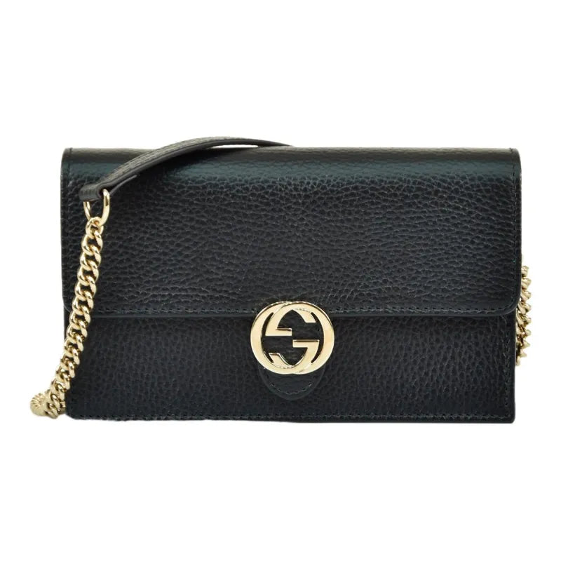 GUCCI GG leather WOC Crossbody Bag
