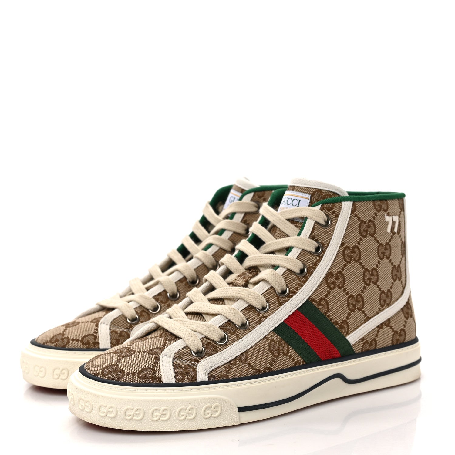 MEN'S GUCCI ACE SNEAKER WITH WEB