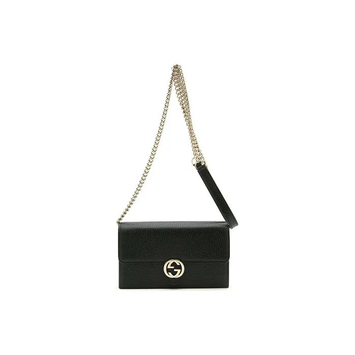 GUCCI GG leather WOC Crossbody Bag