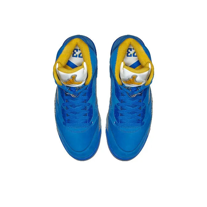 JORDAN AIR JORDAN 5 RETRO 'LANEY VARSITY ROYAL' SNEAKERS