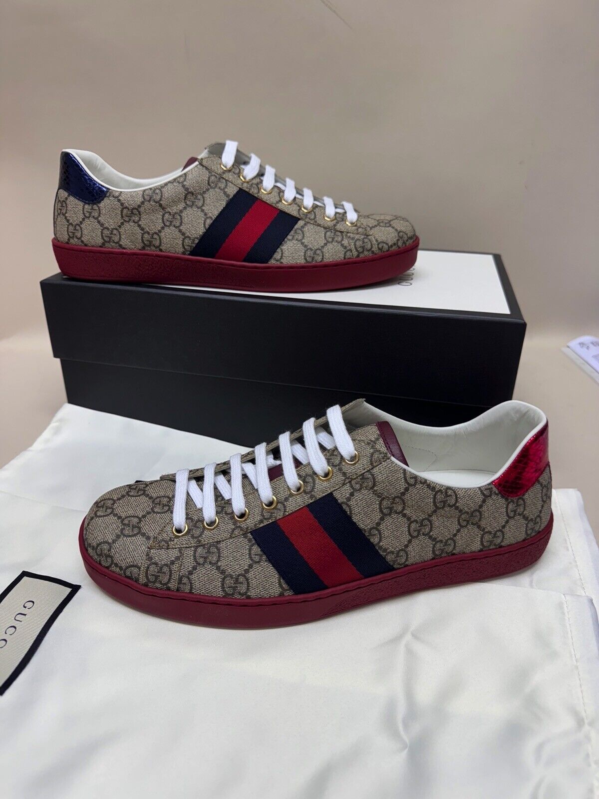 MEN'S ACE GG CRYSTAL CANVAS SNEAKER