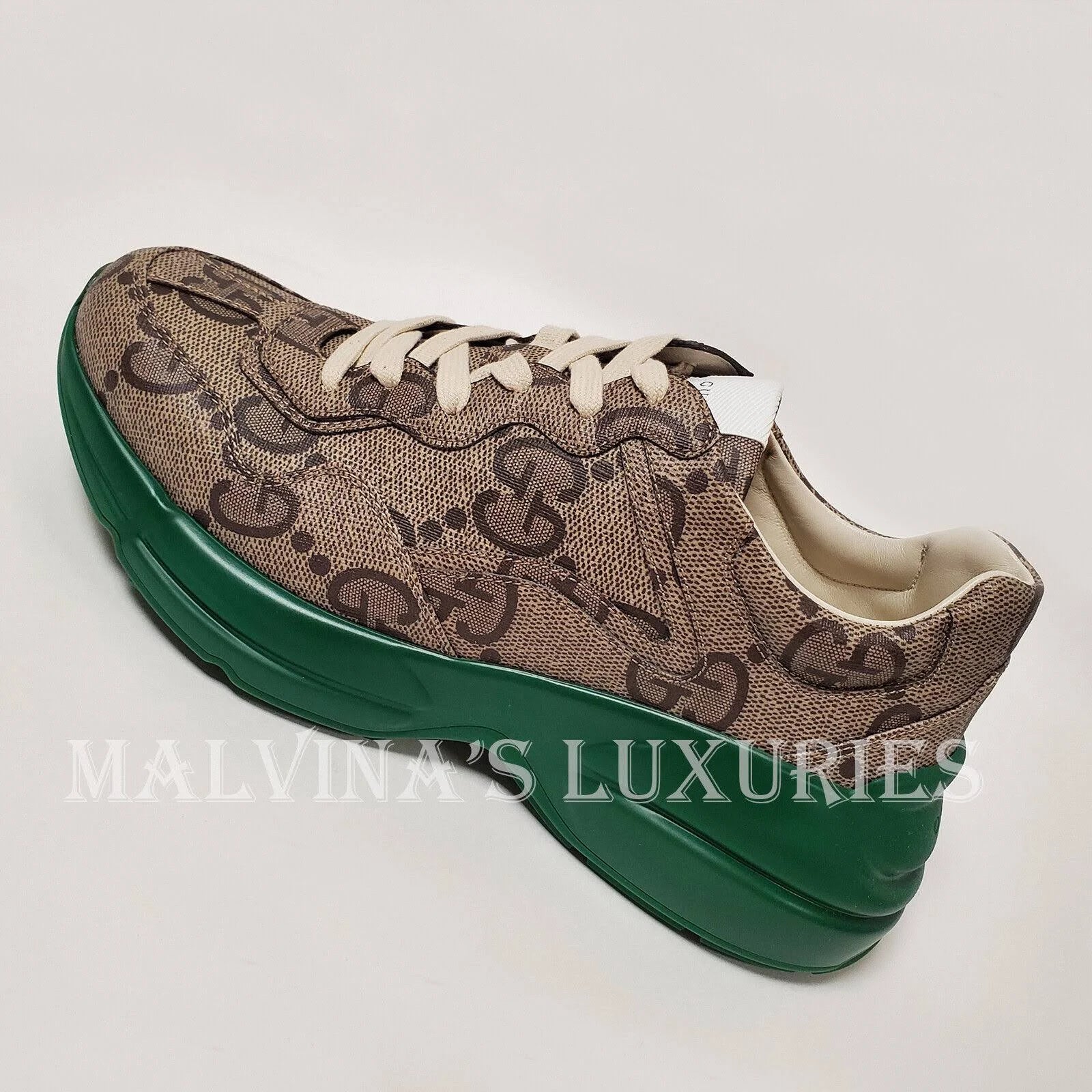 Gucci Sneakers  Rhyton Beige Ebony Gg Supreme Shoes